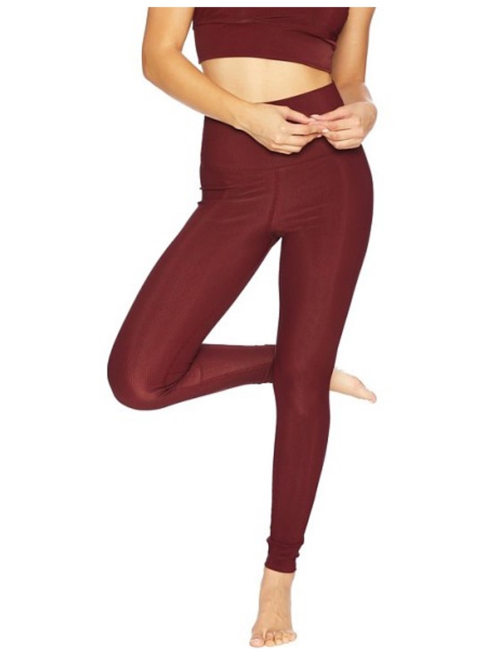 Beach Riot Ayla Legging Oxblood